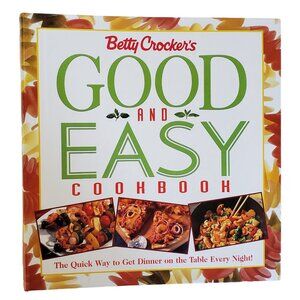 Vintage Betty Crocker's Good & Easy Cookbook 5 Ring Dividers Hardcover 1999